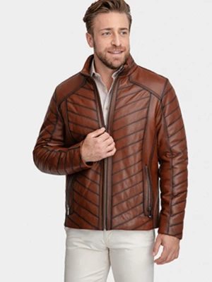 Kurtka skórzana VIRGILIO SKKS000087 Giacomo Conti