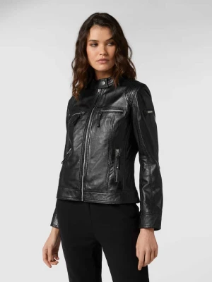 Kurtka skórzana w stylu Biker Cabrini