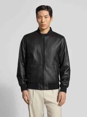Kurtka skórzana z prawdziwej skóry jagnięcej o kroju regular fit model 'BOSTON-S' Strellson