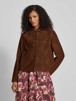 Kurtka skórzana z wpuszczanymi kieszeniami Jake*s Collection