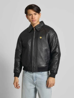 Kurtka skórzana z zamkiem błyskawicznym BLKVIS