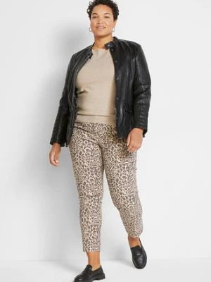 Kurtka skórzana ze skóry jagnięcej nappa bonprix