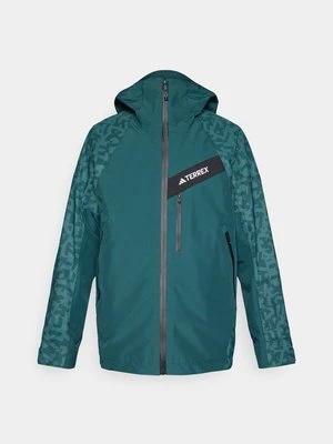Kurtka snowboardowa Adidas Terrex ciemnozielony