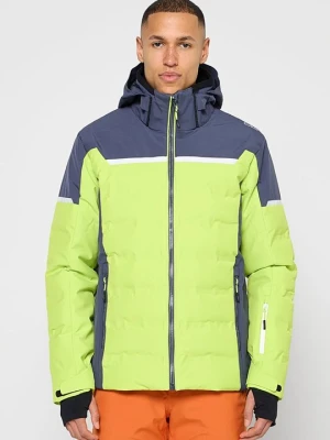 Kurtka snowboardowa CMP żółty neon