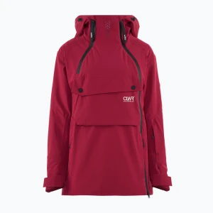 Kurtka snowboardowa damska Colourwear Cake Anorak 2.0 rasberry red Bordowy