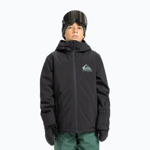 Kurtka snowboardowa dziecięca Quiksilver Mission true black