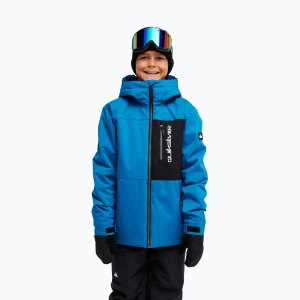Kurtka snowboardowa dziecięca Quiksilver Sycamore seaport Niebieski