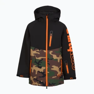 Kurtka snowboardowa dziecięca ThirtyTwo Grasser Insulated black/orange