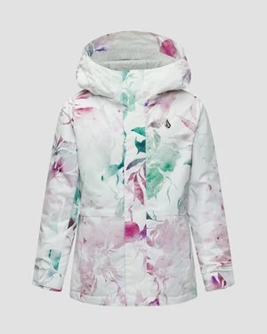 Kurtka Snowboardowa Dziecięca Volcom Sass'n'frass Ins Jacket Biała