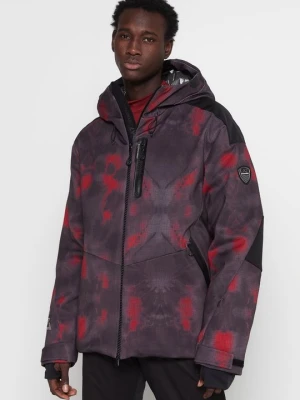 Kurtka snowboardowa EA7 Emporio Armani fioletowy