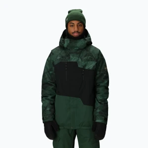 Kurtka snowboardowa męska 686 Geo Insulated moss green colorblock