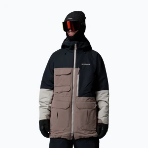 Kurtka snowboardowa męska Columbia Coreshot iron / black / flint grey Granatowy