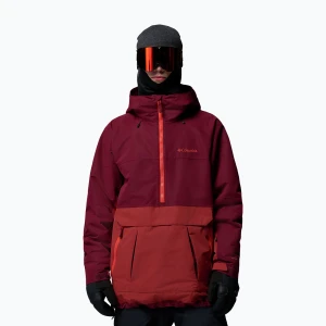 Kurtka snowboardowa męska Columbia Coreshot Shell Anorak red oxide / rich wine
