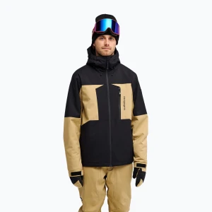 Kurtka snowboardowa męska Quiksilver Dawson 10K kelp Czarny
