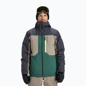 Kurtka snowboardowa męska Quiksilver Dawson trekking green