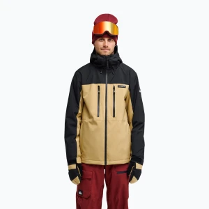 Kurtka snowboardowa męska Quiksilver Sycamore 20K kelp Beżowy
