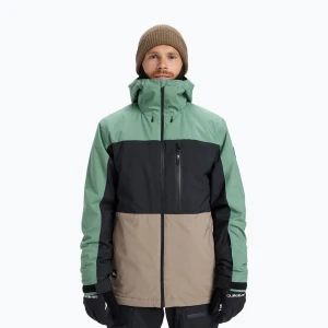 Kurtka snowboardowa męska Quiksilver Sycamore Block 20K dark ivy