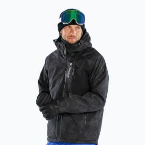 Kurtka snowboardowa męska Surfanic Orion Map black