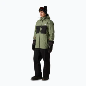 Kurtka snowboardowa męska The North Face Fourbarrel Triclimate bark mist/black