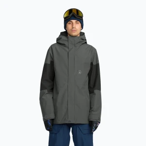 Kurtka snowboardowa męska Volcom Primary Insulated dark grey