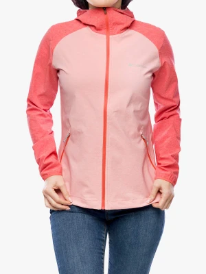 Kurtka softshell damska Columbia Heather Canyon Softshell - salmon rose/juicy heather