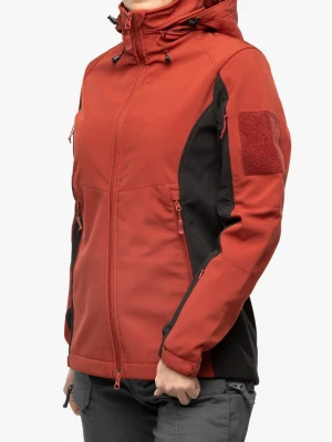 Kurtka softshell damska Helikon-Tex Gunfighter Woman&#039;s Jacket - crimson sky/black