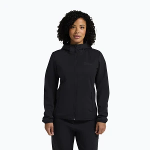 Kurtka softshell damska Jack Wolfskin Windhain Hoody black