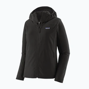 Kurtka softshell damska  Patagonia R1 CrossStrata Hoody black