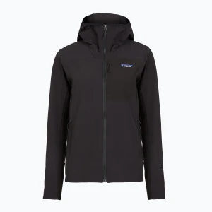 Kurtka softshell damska Patagonia R1 CrossStrata Hoody black