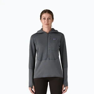 Kurtka softshell damska Patagonia R1 Hybrid Pullover Hoody smolder blue