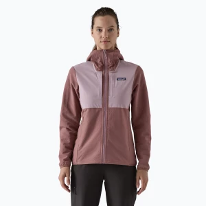 Kurtka softshell damska Patagonia R2 CrossStrata Hoody dulse mauve