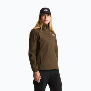 Kurtka softshell damska The North Face Quest Mono taupe green Brązowy
