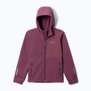 Kurtka softshell dziecięca Columbia Ascender Hooded Softshell antique mauve Fioletowy