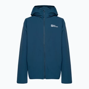 Kurtka softshell dziecięca Jack Wolfskin Solyd dark sea