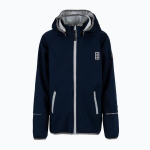 Kurtka softshell dziecięca LEGO Lwsefrit 200 dark navy