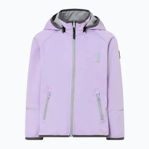 Kurtka softshell dziecięca LEGO Lwsefrit 200 purple