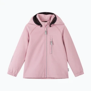 Kurtka softshell dziecięca Reima Vantti 5100009C-4500 grey pink