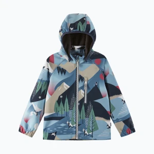 Kurtka softshell dziecięca Reima Vantti blue ocean