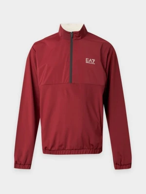 Kurtka Softshell EA7 Emporio Armani ciemnoczerwony