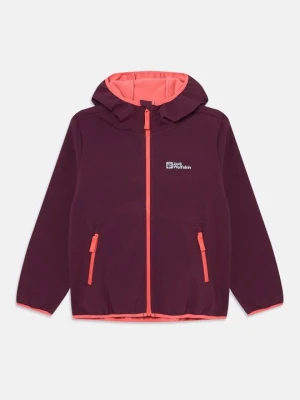 Kurtka Softshell Jack Wolfskin bordowy