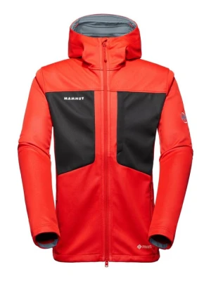 Kurtka Softshell Mammut czerwony