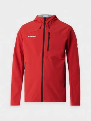 Kurtka Softshell Mammut czerwony
