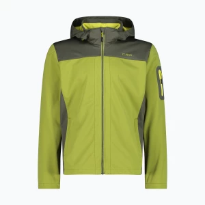 Kurtka softshell męska CMP 39A5027 Zip Hood moss/oil green