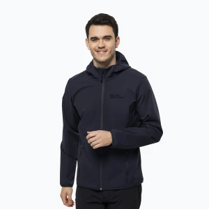 Kurtka softshell męska Jack Wolfskin Bornberg Hoody night blue