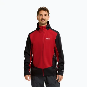 Kurtka softshell męska Jack Wolfskin Skyvail siren red