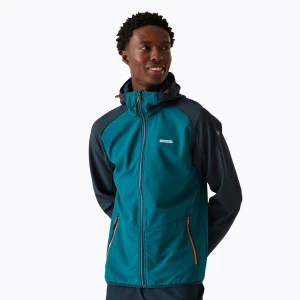 Kurtka softshell męska REGATTA Arec III moroccan blue/navy/fox