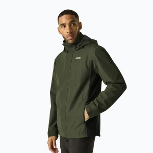 Kurtka softshell męska REGATTA Matt II dark khaki / black Zielony