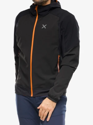 Kurtka softshell Montura Premium Wind Conf.Fit Jacket - black/mandarine