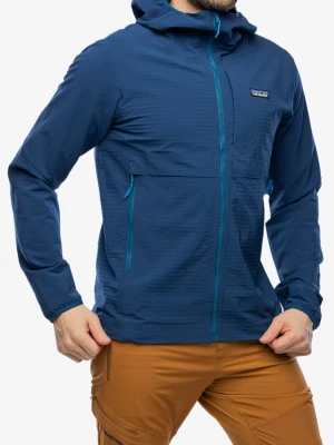 Kurtka softshell Patagonia R1 Techface Hoody - tidepool blue