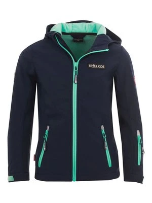 Kurtka Softshell Trollkids miętowy